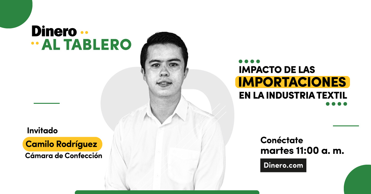 CCConfeccion's tweet photo. Estamos 🚨 #EnVIVO | 11:00 a.m. 

@CAMIANRO87, presidente de @CCConfeccion, @JulioMendoza59, Director de #Cormoda y @dariofer74, Director CCCyA-Capítulo Nariño, pasan al Tablero de @RevistaDinero. 

LIVE: https://t.co/IpaM8g5oms https://t.co/4RBri0f9Q5