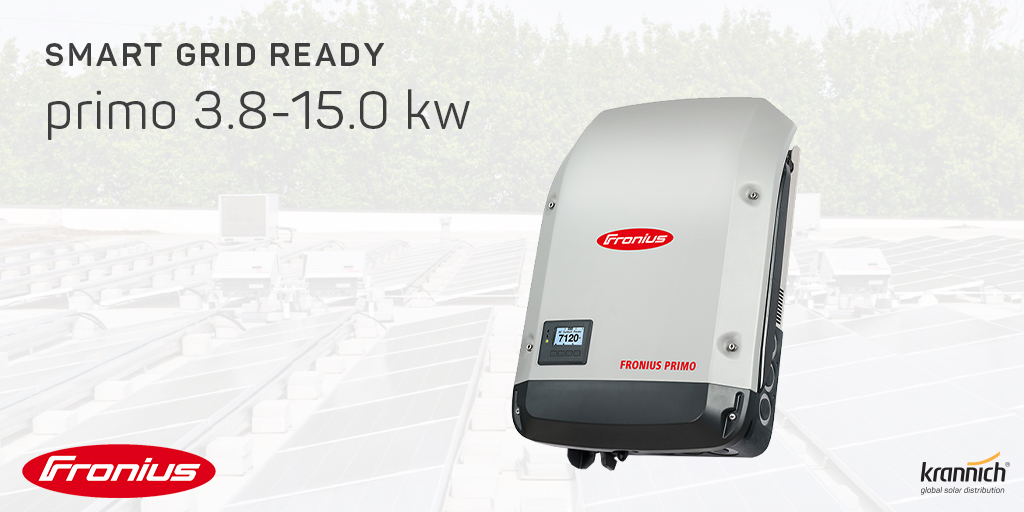 KrannichSolarUS's tweet photo. @FroniusUSASolar's transformerless Primo inverter has industry leading features such as dual maximum power point tracking, arc fault protection, and integrated wireless monitoring!  
​
#wearekrannich #froniussolar #fronius #inverter #primo #24hoursofsun #solarenergy #gosolar 🔆 https://t.co/1tfjHJILYk
