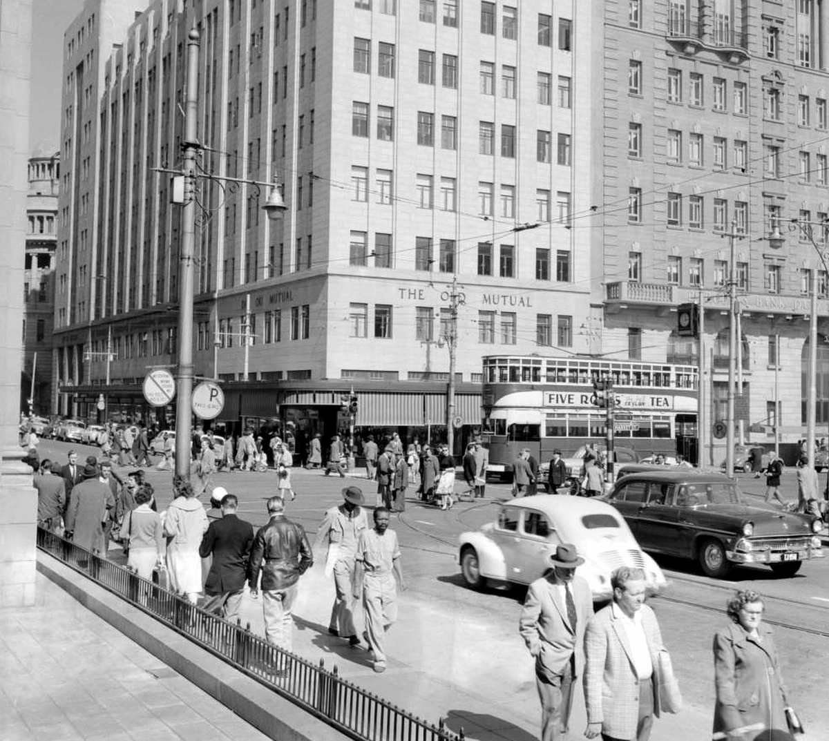 "The development of civilization almost exactly corresponds to the proportion of the population not mingled with blacks” (Garrett, 1960, p. 7).Johannesburg then and now53/