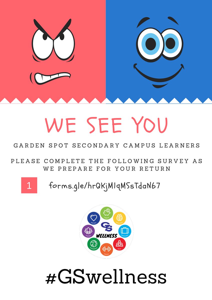 gs_wellness's tweet photo. Share with us information to help your teachers welcome you to the new school year! @elancosd #gswellness https://t.co/rOEsDZc6vV