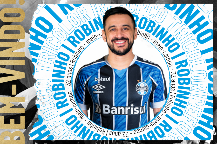 Gremio's tweet photo. O meia Robinho é o novo #ReforçoTricolor para o restante da temporada!
Bem-vindo, Robinho! 🇪🇪

👉 Saiba mais sobre o atleta: https://t.co/V4TvDnTA3i https://t.co/AtaZF6XMX7