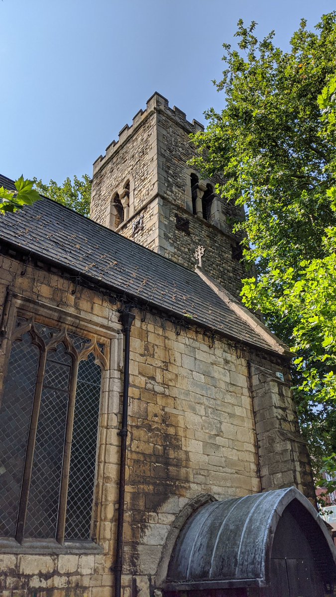 St Mary Le Wigford is Lincoln's civic church, founded in the 1000's, with a tower surviving from that period.