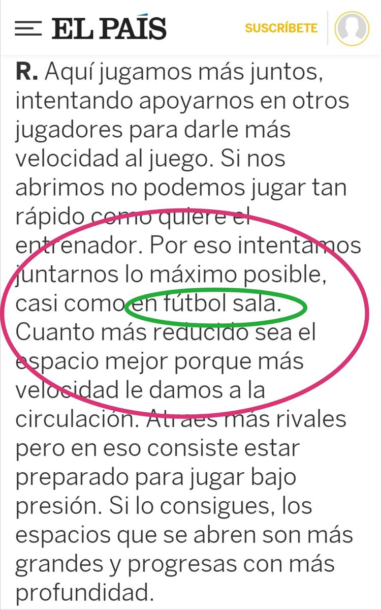 miguelrodrigocs's tweet photo. Dani Olmo jugador del @leipziges de Julian Nagelsmann que enfrenta al @Atleti diciendo que ellos juegan en ataque como al FÚTBOL SALA. 
Muy interesante entrevista y gran puntualización del jugador. Es fantástico que él mismo llegue a esa conclusión.
❤️✌️

https://t.co/x8iKeO0eFb https://t.co/A0pmlmhwlY