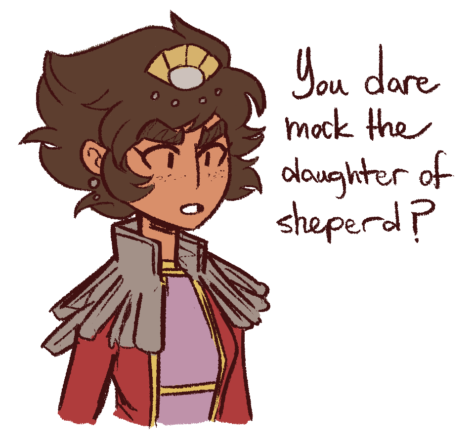 Old taliyah doodle bc shes the daughter of a Shepard yknow how it goes 