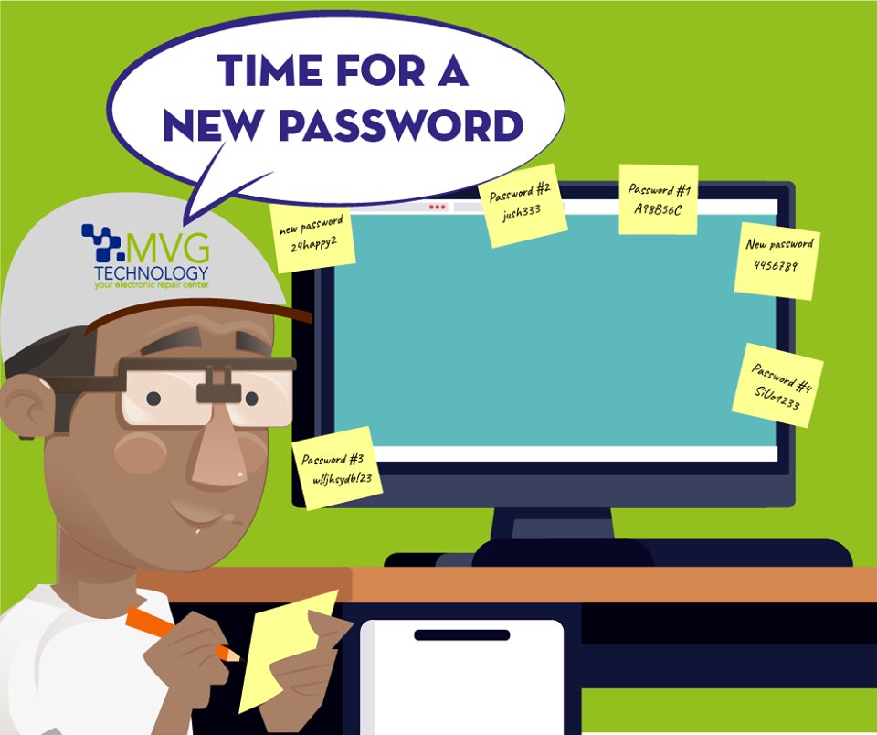 MVGTechnology's tweet image. The #MVGTechTeam recommends you to change your passwords periodically to avoid being a victim of hackers and information theft.
If you have questions about the security of your password, ask a tech professional at MVGTech.Net