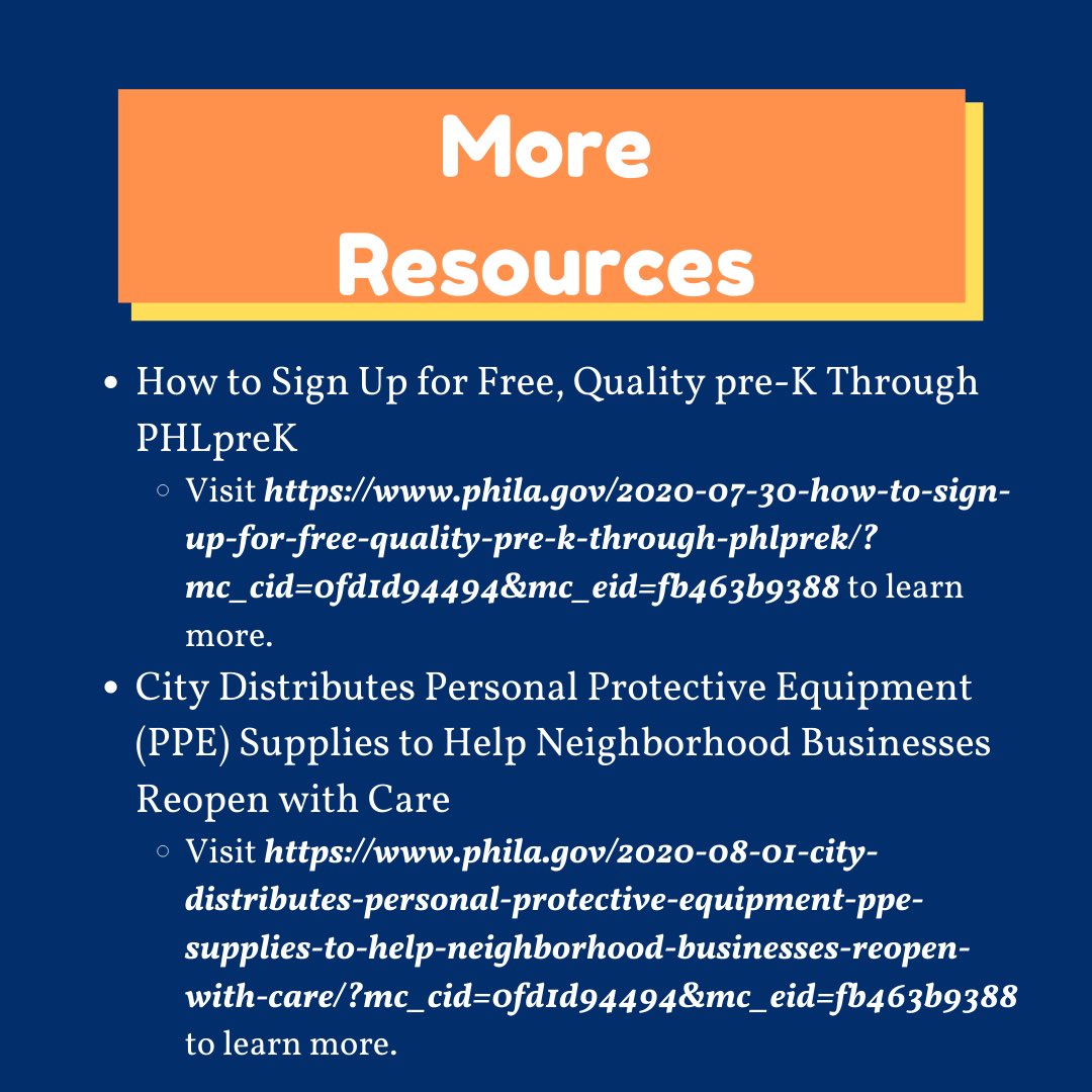 Looking for employment opportunities? Check out these companies currently looking to hire various roles. The last slide also provides information about how to sign up for free pre-k and how the city is helping business reopen with care through PPE. Please share! #ResourceTuesday