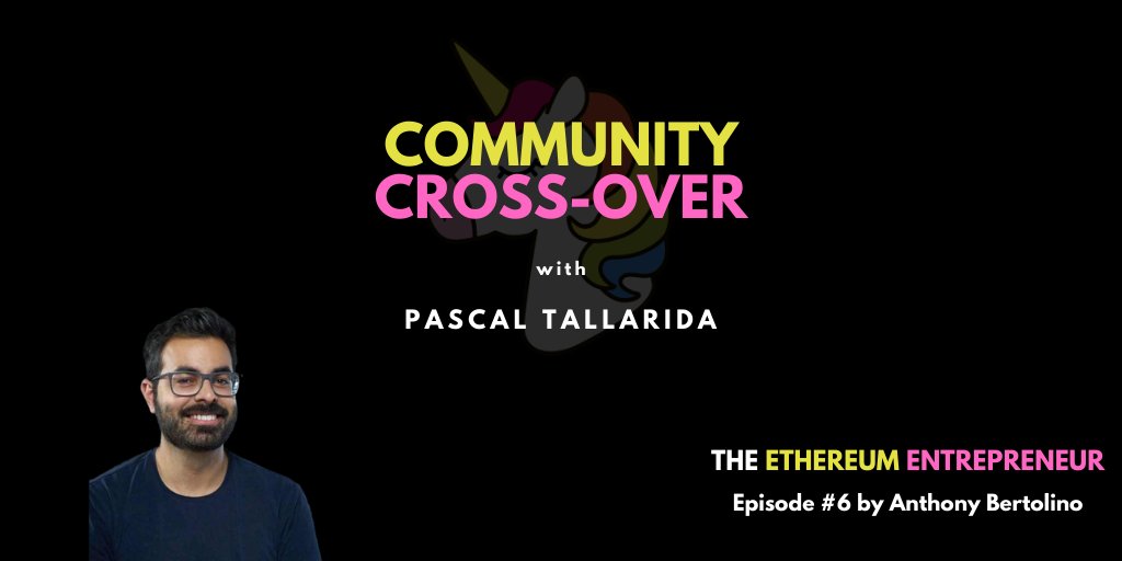 Tune in tomorrow for Episode #6!

#DeFi &amp; Community Cross-Over w/ <a href="/pscltllrd/">pascal0x 🧪🦇🔊</a> 
 
We talk about his existing trading community, <a href="/Jarvis_Network/">Jarvis Network 🧪🦇🔊</a> $JRT and how he plans to merge the two.