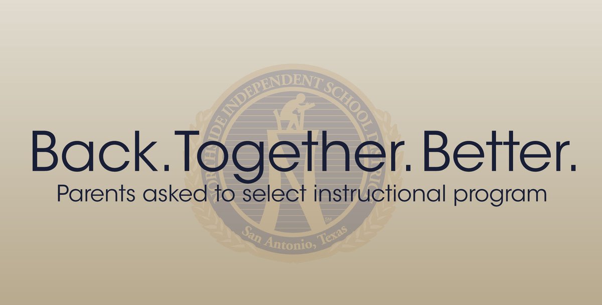 #NISDFamily- thanks to everyone who has completed the selection of instructional program survey. We still need to hear from about 34% of our families. This information is critical to our planning for the coming year. The deadline is Aug. 16 – backtoschool.nisd.net