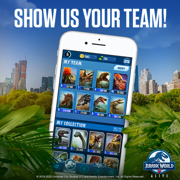 Jurassic World Alive On Twitter Looking Good