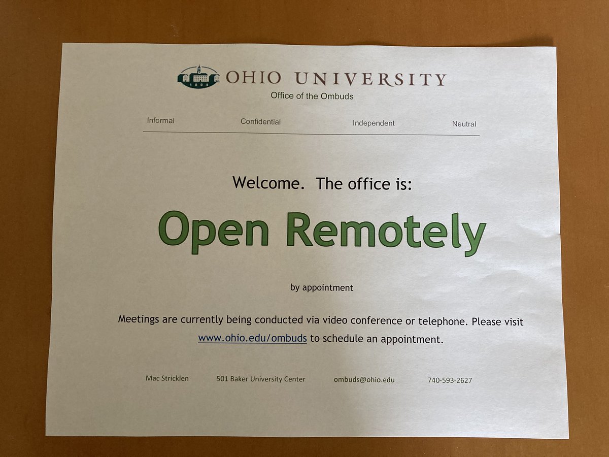 Ohio U Ombuds (@ohiou_ombuds) on Twitter photo 
