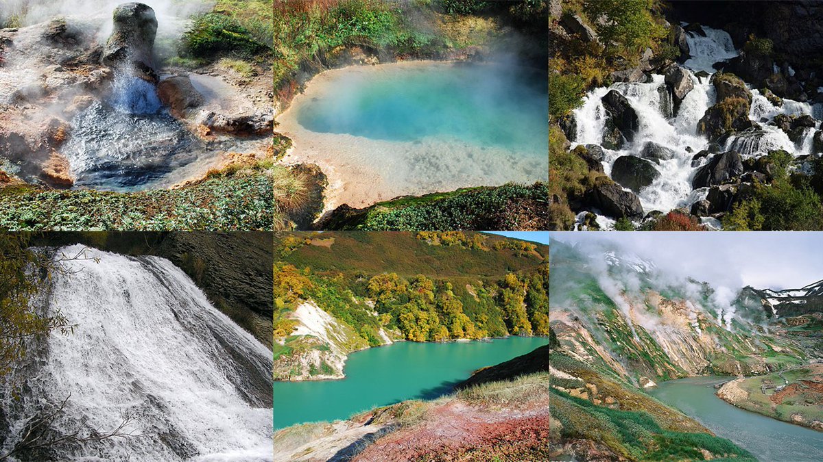 RusEmbSriLanka's tweet photo. #DidYouKnow that 🇷🇺#Russia has the 2nd largest concentration of geysers in the world❓ They are located in the #Kamchatka🌋 region's #ValleyofGeysers, which offers a stunning view of the picturesque #thermal fields🏞️, boiling #springs, #waterfalls, #mudpools🟫, #lakes & #rivers🌊 https://t.co/oZpowePFYf