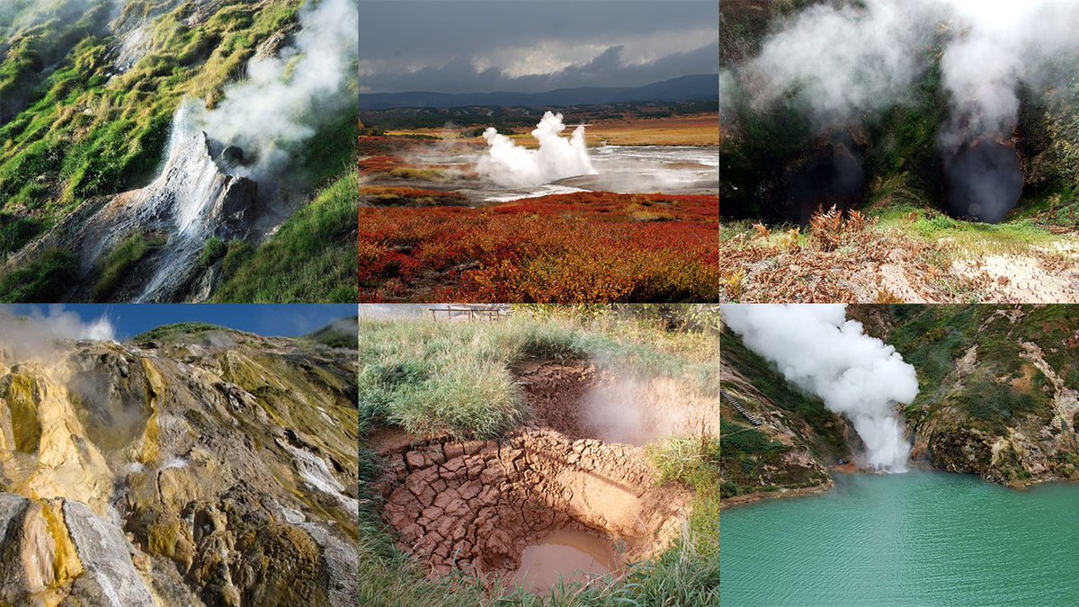 RusEmbSriLanka's tweet photo. #DidYouKnow that 🇷🇺#Russia has the 2nd largest concentration of geysers in the world❓ They are located in the #Kamchatka🌋 region's #ValleyofGeysers, which offers a stunning view of the picturesque #thermal fields🏞️, boiling #springs, #waterfalls, #mudpools🟫, #lakes & #rivers🌊 https://t.co/oZpowePFYf
