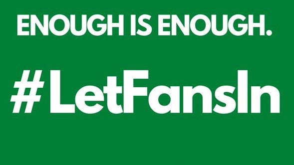  #LetFansIn There’s a reason Non-League is getting forgotten & no one at  @DCMS or the  @FA is ‘making things happen’ - it’s because we're quietIf we accept the status quo, we are no longer an issue to them, clubs need to speak out and make our case like other sports have