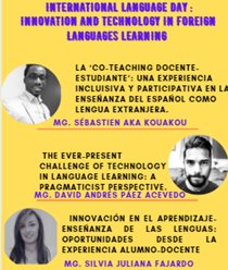 davosoad's tweet image. Important piece, almost didn&apos;t get documented. I presented &quot;The ever present challenge of technology in language learning: a pragmaticist perspective&quot; for #UNAD. 
More relevant than ever!
Proud to be next to these awesome teachers! 
#tbt #EducationAndTechnology #LanguageTeaching
