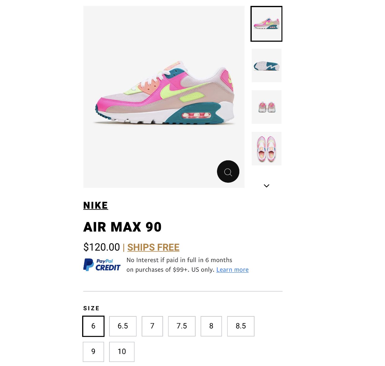 Nike air 99 rose sale