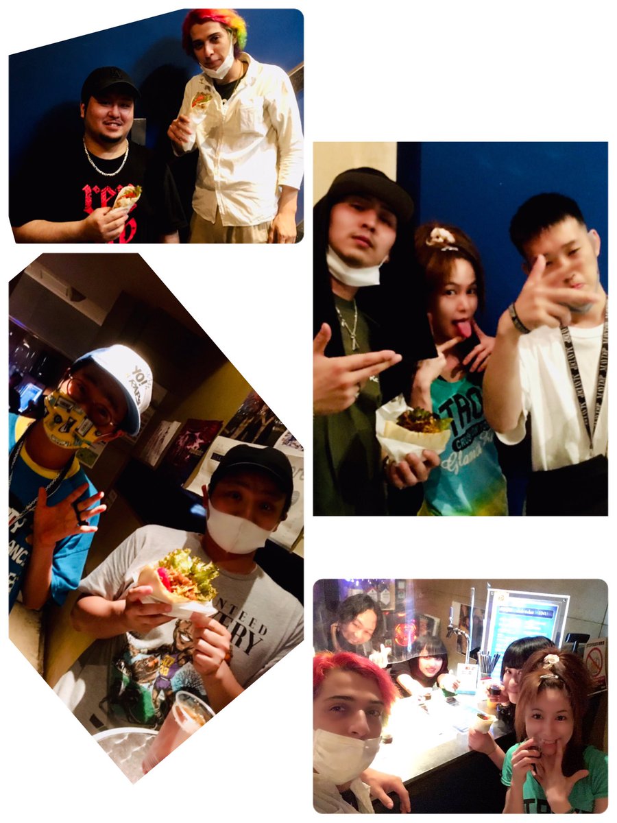 0923a_tan's tweet photo. ❤️LIVE A BATTLE @OTSUKADEEPA でした❤️
今回もエネルギッシュな時間をありがとうございました😊
飲み食い止まらぬ勢い🍾🥙に
毎回 多くのパワー貰ってます!
そして 毎回 完売までの皆様の🥙御賞味と 最後までお手伝いくれた誓に大感謝💕
ありがとうございました🎉
#wildntouch https://t.co/Fv5SU1AB3b