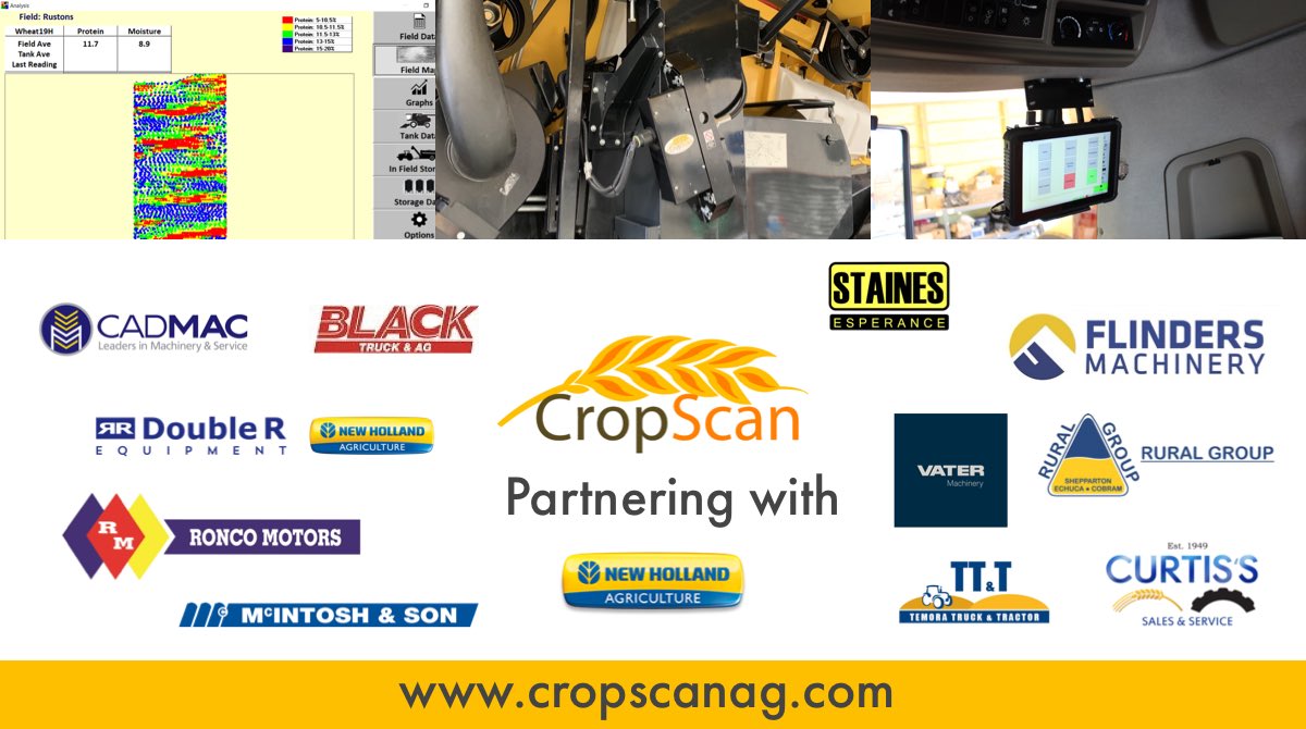 cropscan's tweet photo. Partnering with New Holland Australian Dealers to #closetheyieldgap chat to your local dealer to find out more https://t.co/USCpGJQpGc