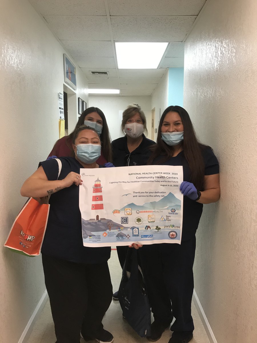 WeAreCHAISR's tweet photo. For #NHCW2020 we visited our member Tri-State Community Health Center's Needles location. Thank you Tri-State for providing quality care to this hard to reach area and offering COVID-19 testing!
#ValueCHCs #NHCW2020 #SafetyNetStrong @NACHC https://t.co/RNm6PMXwdu