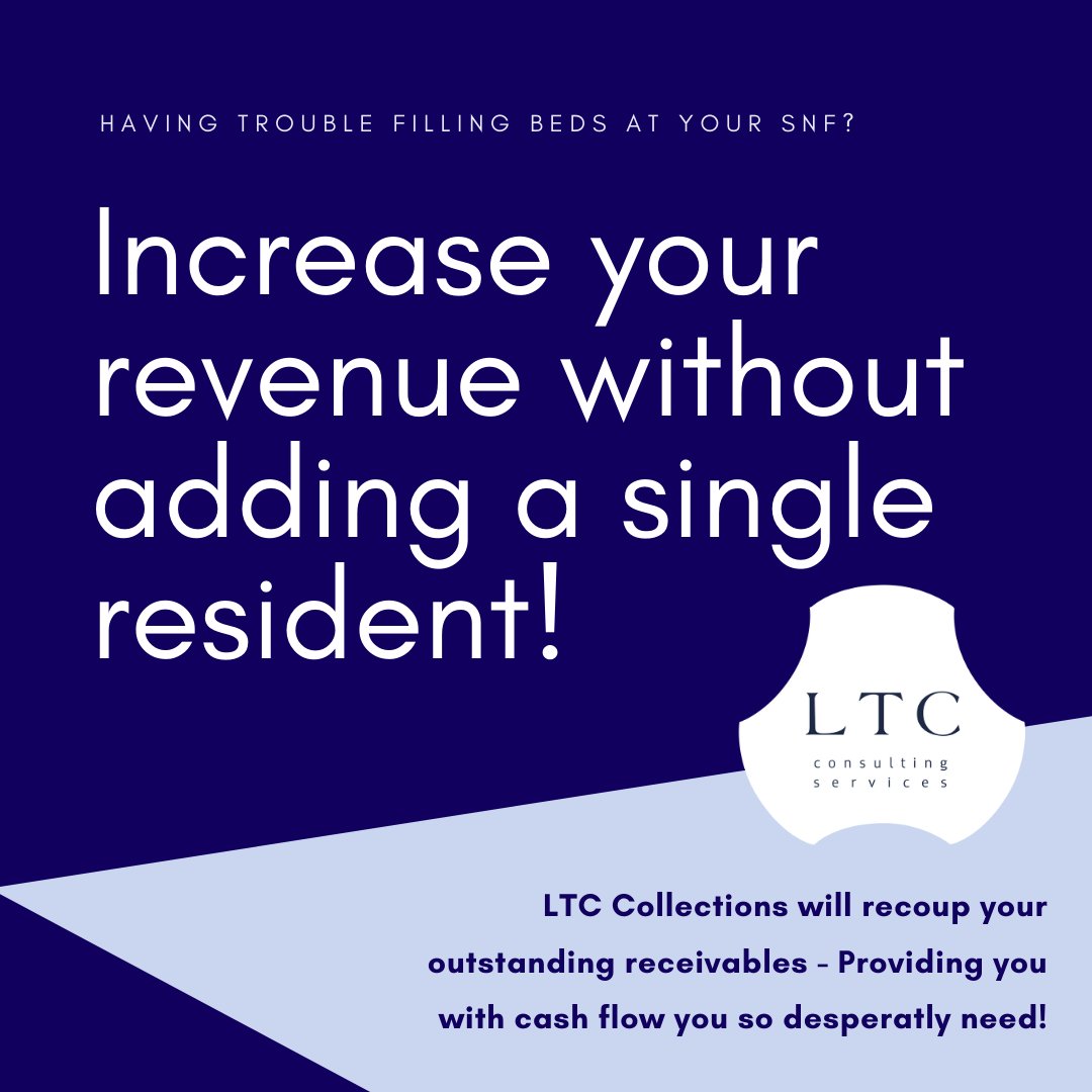 ltcally's tweet photo. Increase your revenue without adding a single resident? Sounds impossible?

LTC's Collections specialists can get you the cash flow we know you can really use right now.
Find out how: 1-855-582-2600 or visit our website. https://t.co/yd64pfodDz
#SNF #skillednursing #collections https://t.co/XSnNx5vFyh