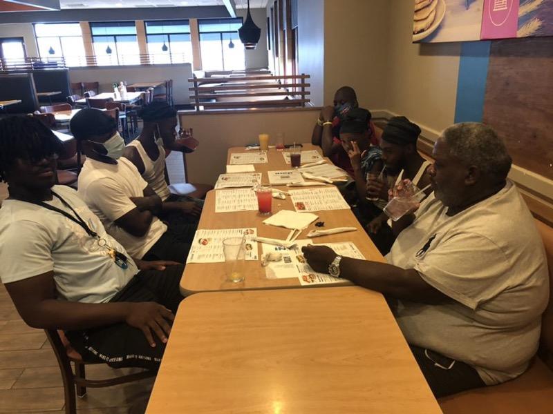 TGI_DMV's tweet photo. Let's EAT! Kenilworth Community breaking bread after Fun @ AutoBahn. #LoveMore https://t.co/KmYD5a5MeG