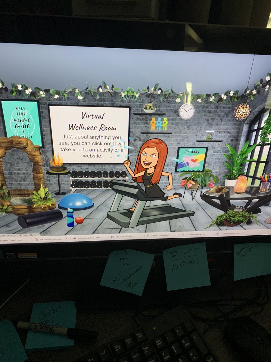 RHSHealthOcc's tweet image. A wellness Bitmoji classroom for the win and progress made onDC first aid! #pivotshift #teacherlife #knightlife
