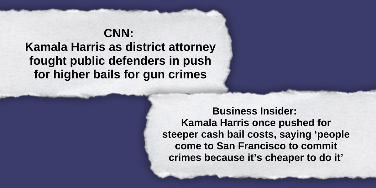 Joe Biden claims that Kamala Harris sponsored legislation to reform cash bail. The facts:  https://www.cnn.com/2019/04/03/politics/kfile-kamala-harris-bail-push/index.html https://www.businessinsider.com/kamala-harris-supported-raising-cash-bail-costs-district-attorney-2004-2019-3