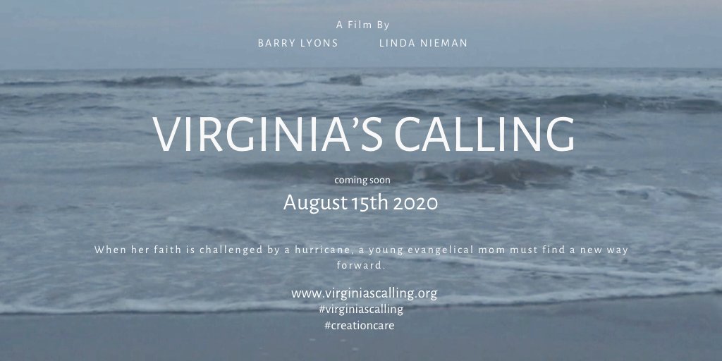 VIRGINIASCALL's tweet photo. T- 4 days until the release of our film!! Our team has been working vigorously to bring Virginia’s story to life, and we are excited to share it with you on August 15th!
#virginiascalling #creationcare #evangelicalsforclimateaction #climatestewardship #evangelicalchristian https://t.co/ksZOvLO51J