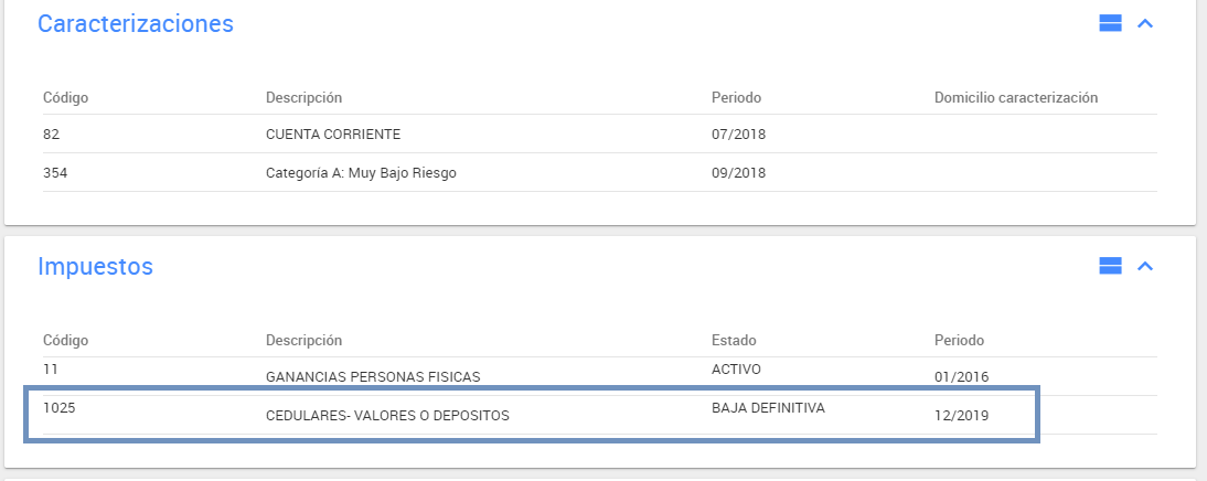 BlogDelContador's tweet photo. Una buena de @AFIPcomunica.

Presentación digital solicitando baja retroactiva al 31/12/2019 del impuesto cedular por tener solo rendimientos exentos.

En dos días se aprobó la baja según lo solicitado. https://t.co/I6EHCweL9W