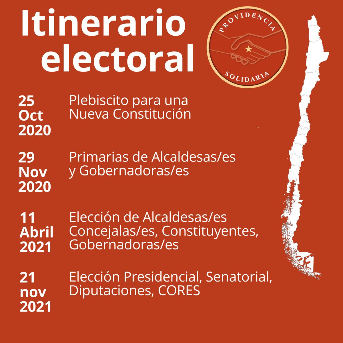 provisolidaria's tweet photo. 📢 Una de nuestras misiones es informar a la comunidad, y como creemos en la democracia te queremos ayudar a entender todas las elecciones que se vienen el 2020 y 2021 https://t.co/FPq6oa0DJm