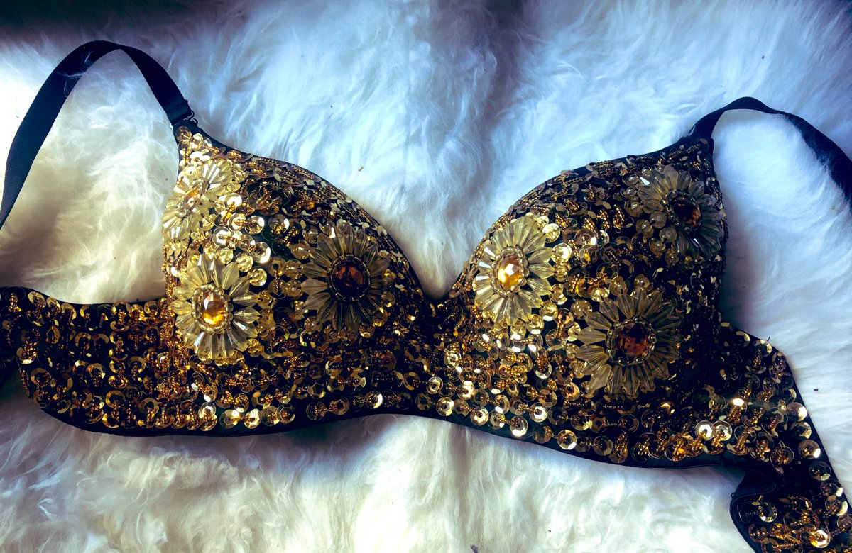 Here is a sequin bra I bought when I really thought 2020 was going to be my year of Disco Sue Ellen Mishke