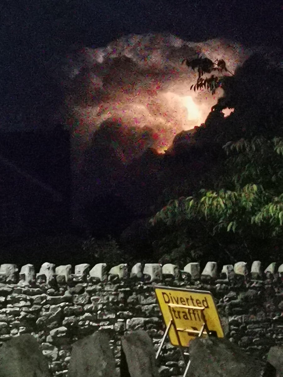 How amazing is this picture of the electrical storm as seen from Gloucester? Send us your pics and videos, we'd love to see them! #storm #lightening
