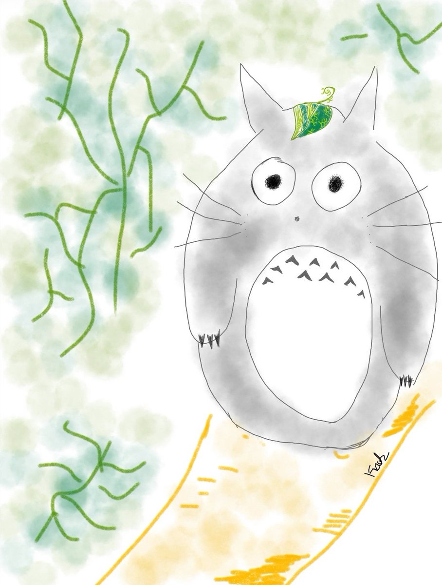 Krokette20's tweet photo. C totoro https://t.co/xqg3aZXuCn