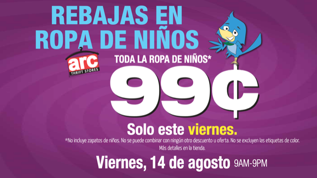 Este viernes 14 de agosto 9:00 a.m .-- 9:00 p.m.