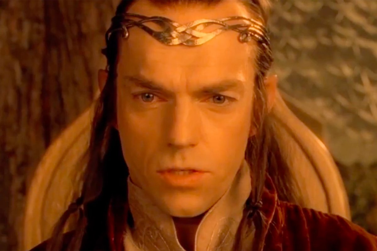 Hugo Weaving:Elrond and Agent Smith (The Matrix)