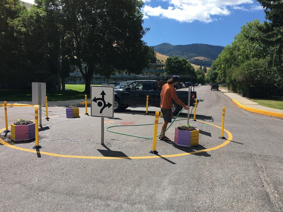 Keep an eye out 👀 for new traffic circles on Maurice Ave.