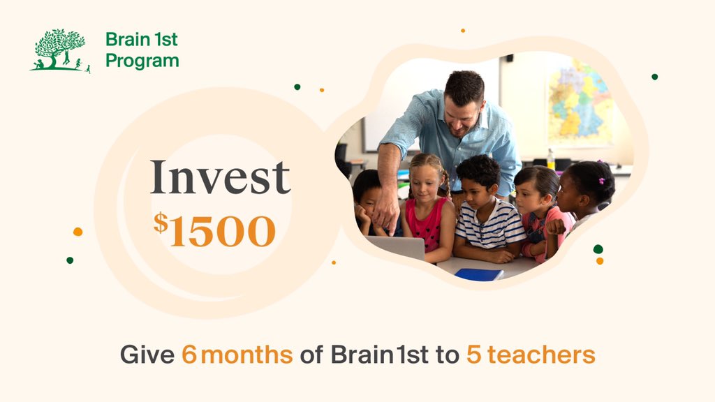 You have a few days left to become an owner of #Brain1st and get some awesome perks 🙌 Check out all the benefits of investing here: frontfundr.com/Brain1st/

#DistanceLearning #Homeschooling2020 #teacher #Mindfulness #eLearning #TeacherLife #crowdfunding