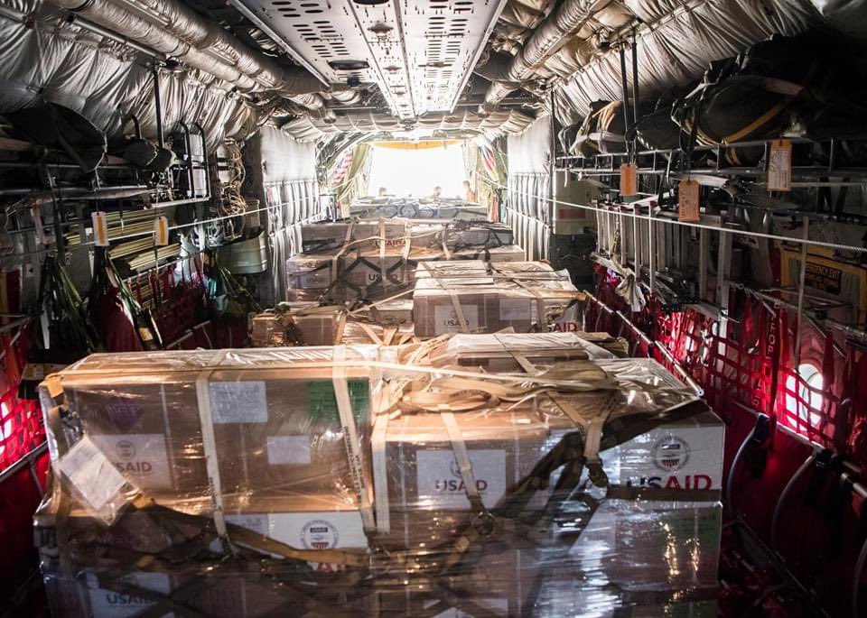 Incredible work by #MobilityAirmen from the 86th Airlift Wing and 721st Aerial Support Squadron! They have partnered with @USAID to transport medical supplies that will support up to 60,000 people for three months, including COVID-19 patients, in #Lebanon