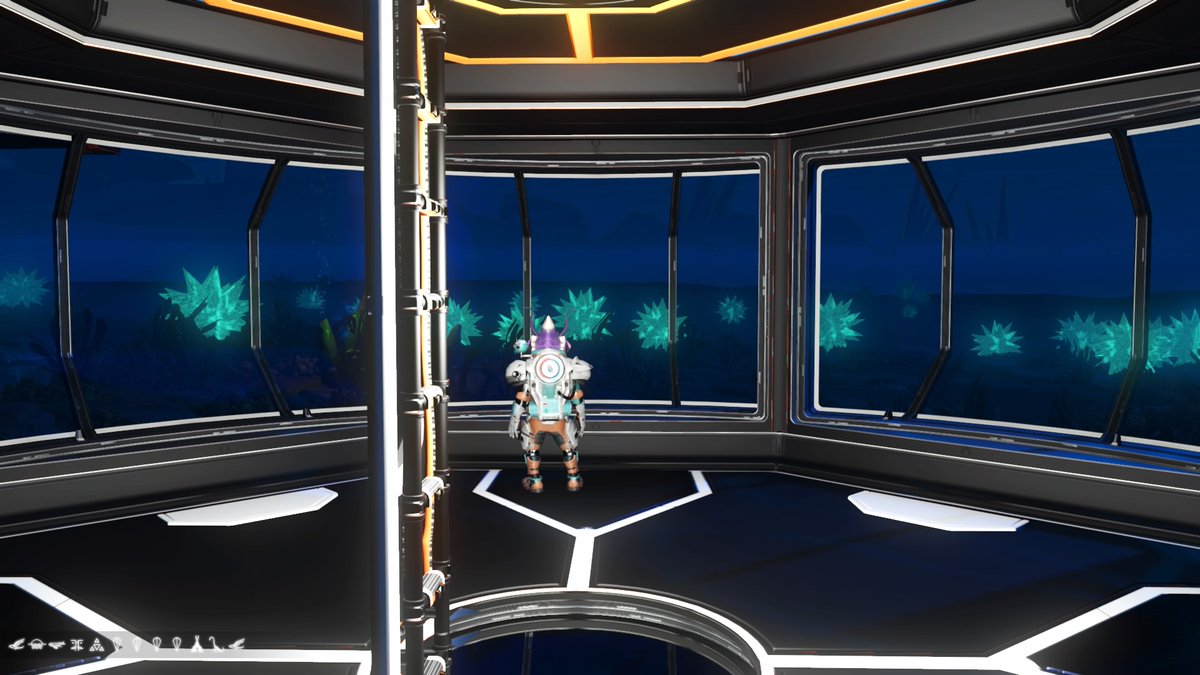 Captain_Admin's tweet photo. "Surrounded underwater by a sea of emerald stars" #NoMansSky #Desolation #Unity1 #JustPlay @NMSCafe @NoMansSky https://t.co/kJpM7hwnlS