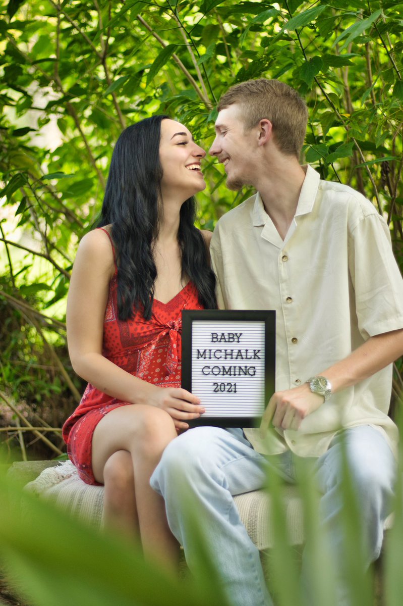 jmichalk24's tweet photo. Meeting you is by far the best thing that has ever happened to me🥰 I’m so excited to finally announce that we’re starting our own little family!! I love you to death babe❤️❤️ https://t.co/jkZdSuRzfU