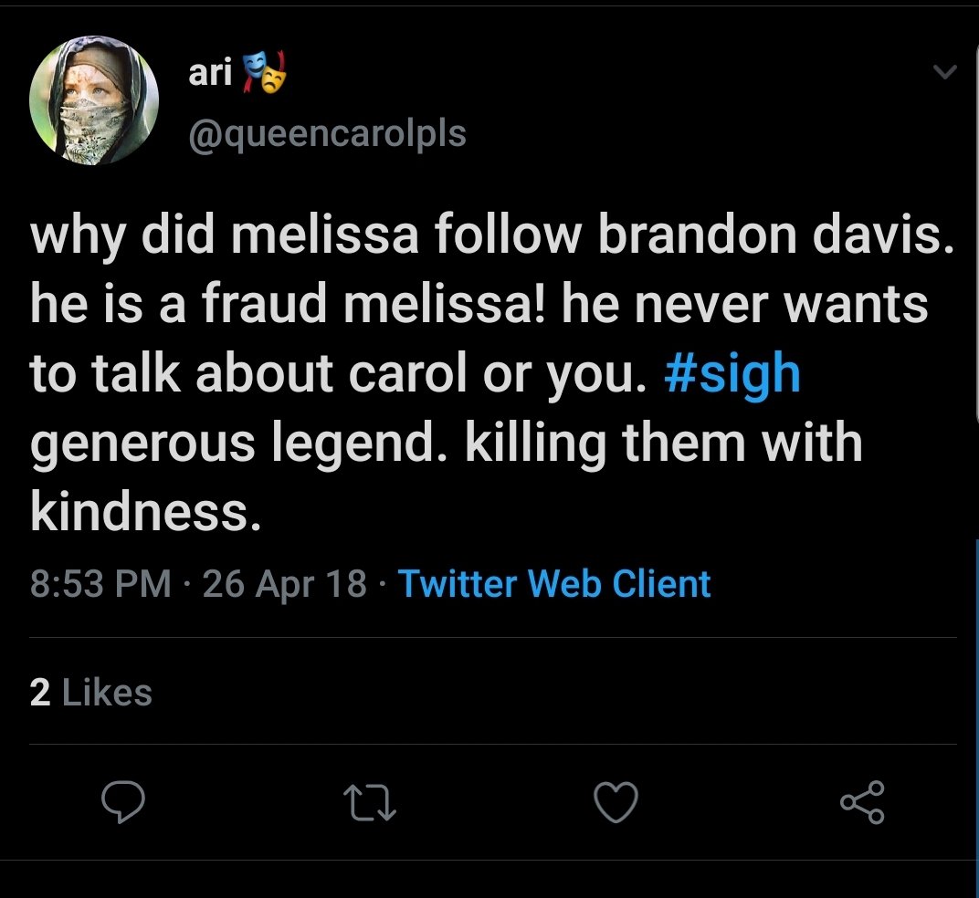 Now that this person has attacked Danai, Cudlitz, and Norman they have moved on to Brandon & Johnny which is very hypocritical since she complained in the last tweet about some fans attacking YNB personally which she does often to the actors and media that aren't Caryl shippers.