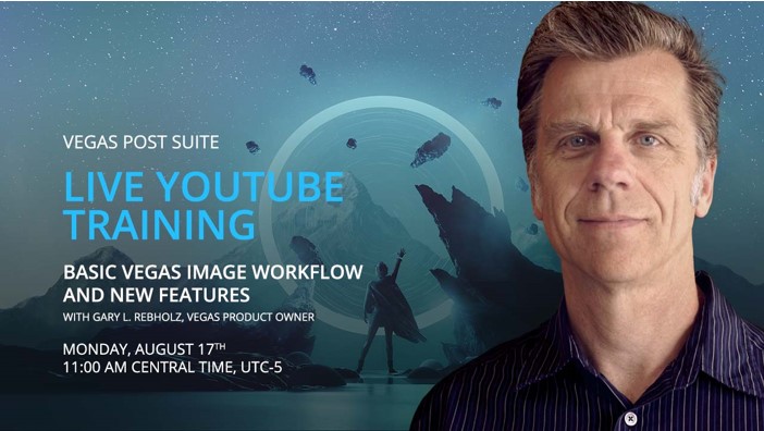 vegassoftware's tweet photo. Join Gary next Monday (August 17th) at 11:00am CDT (UTC-5) to get a basic intro to #VEGASImage! Set a reminder on our event link, here:

https://t.co/QWFV8WvH9Q https://t.co/PwubwBwb0c