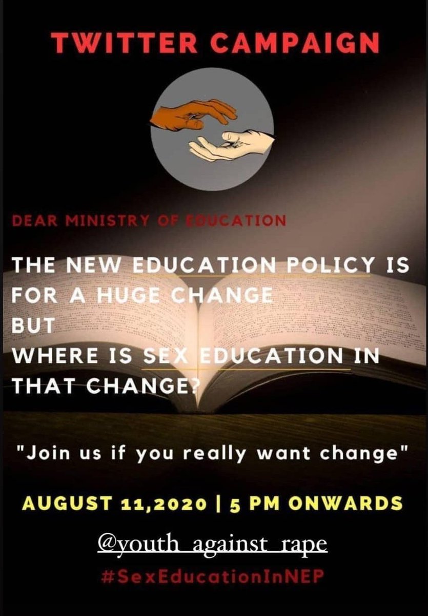 KeyurShrimali's tweet photo. New India needs this.. 🙏🏻

@narendramodi
@AmitShah
@DrRPNishank

#NewEducationPolicy2020
#SexEducationInNEP https://t.co/NivAj072G7
