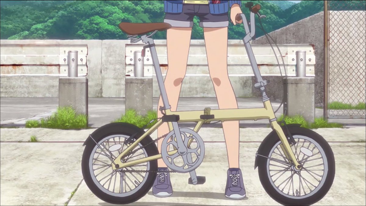 Uzivatel たぴも Na Twitteru 夏海の自転車ネタでもう一つ 1巻れぽーと04での自転車シーン シルエット的にはパナソニックの ライトウィングが近いけど若干違うかな