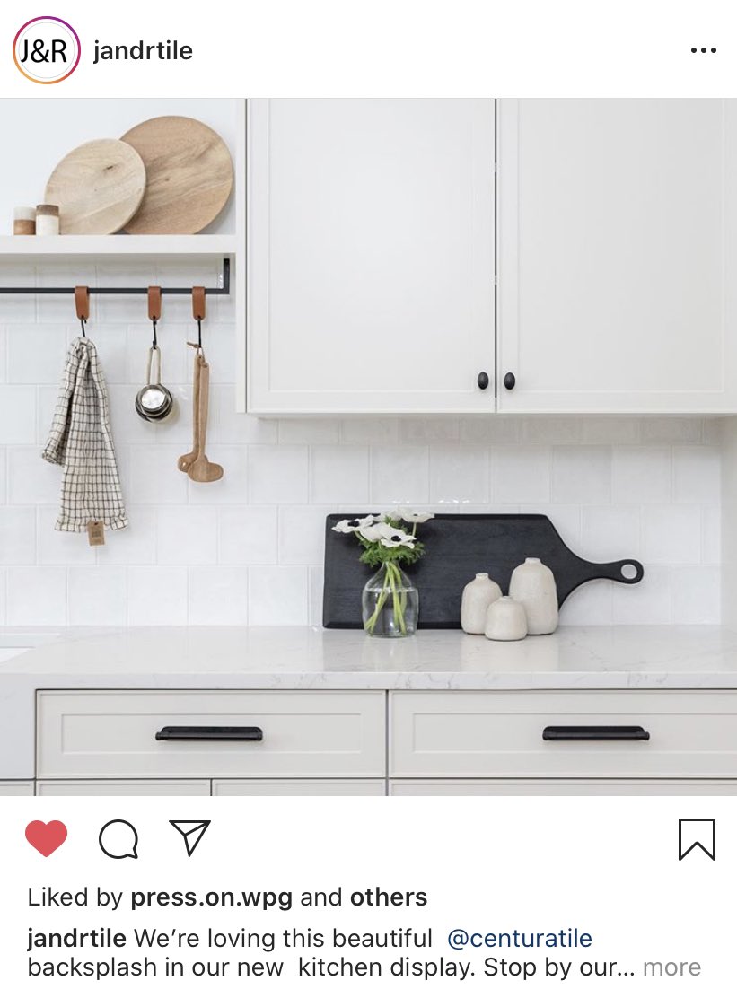 We love it when our members work together. This is a fabulous #collaboration between @centuratile and @jandrtile #wtg 
.
.
.
#tilework #contractor #walltiles #tilesmile #tilework #member #stone #tiledesign #tileinstallation #white #kitchen #backsplash