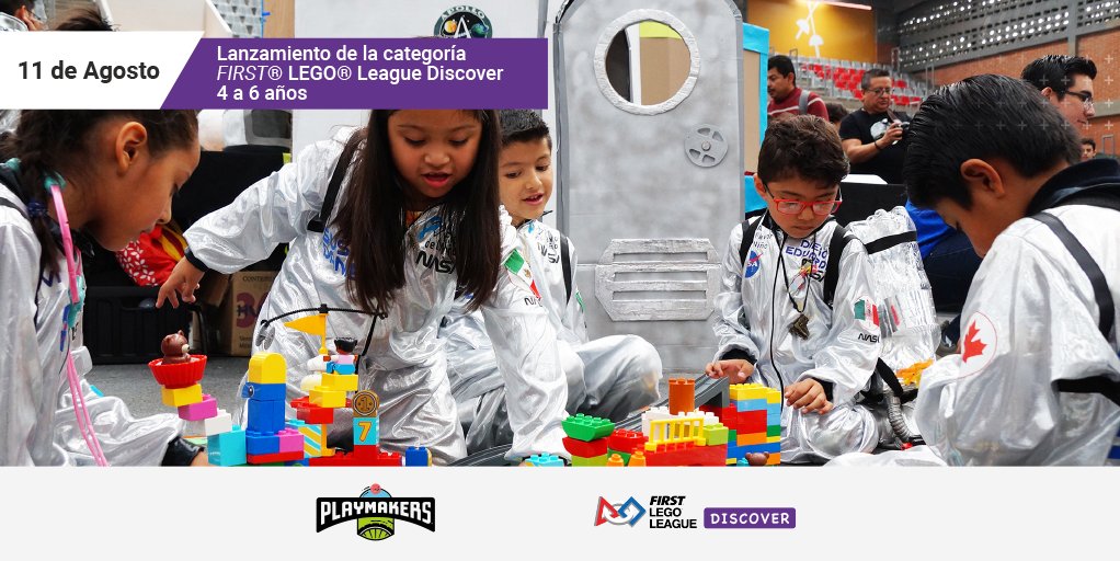 FLL_MX's tweet photo. No te pierdas el lanzamiento de la temporada de #FLLDiscover PLAYMAKERS™
Te esperamos a las 16:00hrs ¡No lo olvides! #LATAMFLL ⬇️⬇️
https://t.co/mCtKycJNYR https://t.co/SrpZ2k1QeJ