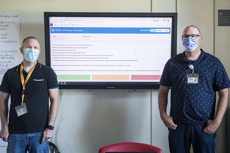 An application that registers all essential care partners during the pandemic has enabled <a href="/KingstonHSC/">KingstonHSC</a> to maintain a safe, patient- and family-centred environment. Learn about it: ow.ly/KfFn50AVqLG #onhealth