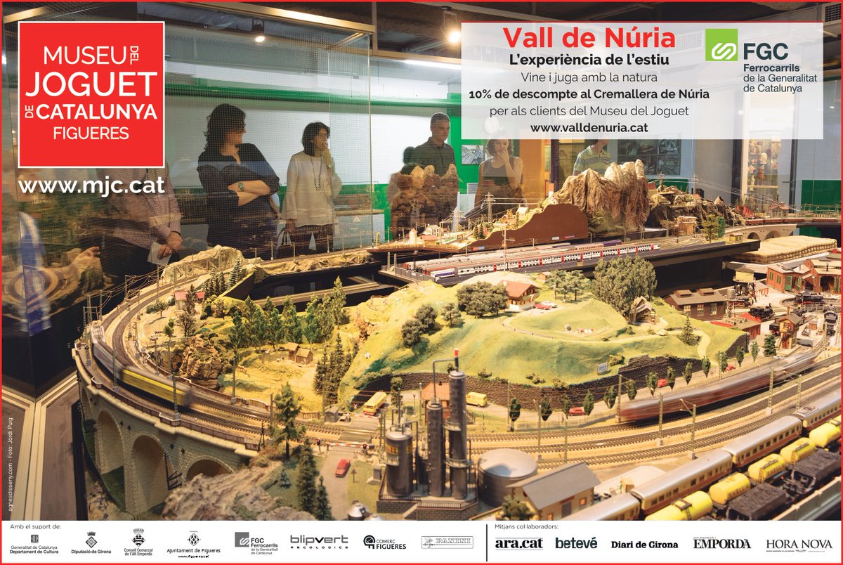 ☀️Aquest estiu els visitants del <a href="/museujoguetcat/">Museu del Joguet de Catalunya</a> rebran un val descompte (🔟%) al cremallera🚊 de Núria! Però també hi ha altres fantàstics destins al Pirineu de Catalunya. <a href="/FGC/">FGC</a>   ➕Més informació a: turismefgc.cat