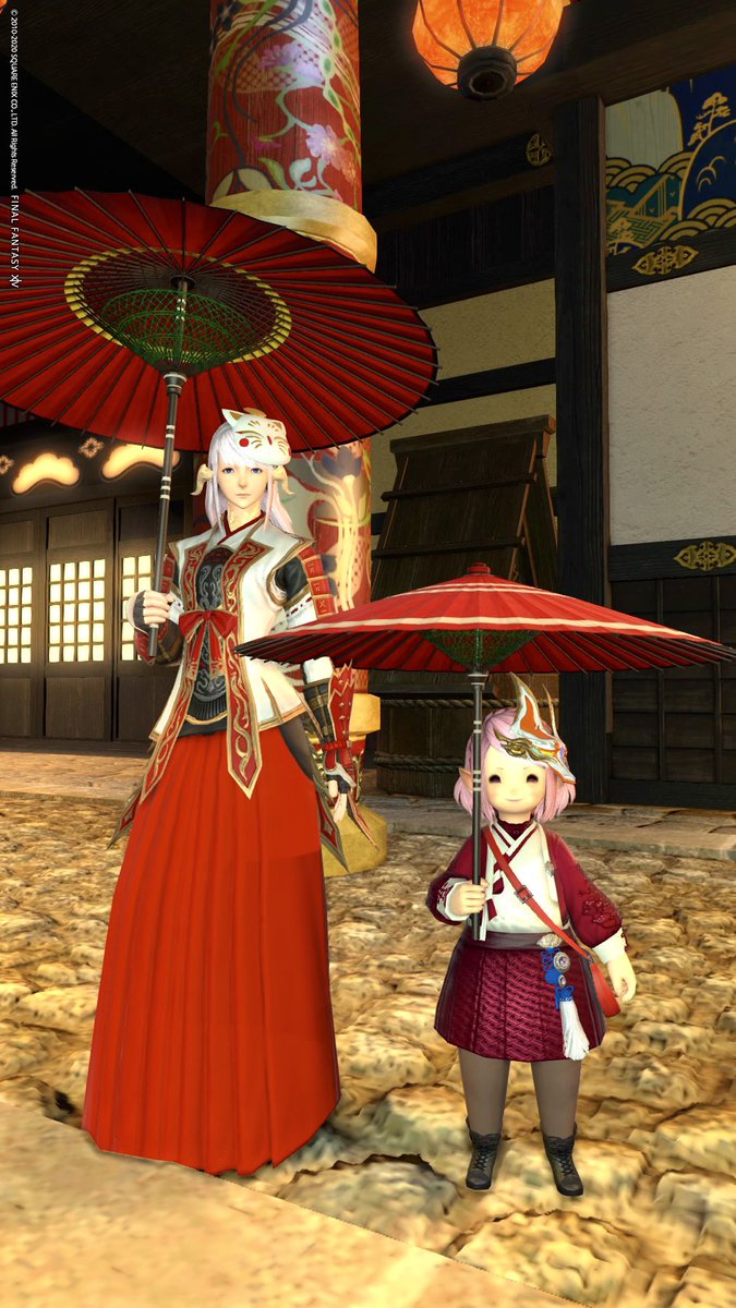 ねこまんま Atomos そして クガネのよろず屋で和風な傘が10万ギルで販売されてると情報聞いたので早速購入 傘 は場所がかわってメニュー ファッションアクセサリーから出せるようになってます 和装好きな方はお早めに やはりクガネはとても綺麗で