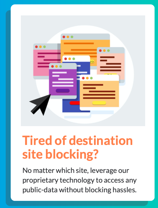 BotmindsAI's tweet photo. Site blocking breaking your Competitive Monitoring tools?

Websites change &amp; so do the restrictions.

Our customers tell us, getting blocked during competitive monitoring was one of the biggest challenges

#competitiveintelligence #competitivemonitoring #CI #ipaas #automation #AI https://t.co/R8QVykAkEf