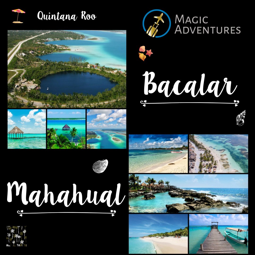 MagicAdventure5's tweet photo. Paraísos mexicanos en el Caribe... 😍💜
Página oficial: https://t.co/OlgD559bzG
#bacalar #mahahual #QuintanaRoo #Paraíso #VisitMexico #VisitQuintanaRoo #Travel #Viajaresvivir #MagicAdventures https://t.co/xTL74Qq2zg
